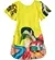 VESTIDO DECOTE COSTAS ESTAMPA MINHA CASA TEM RODINHAS PRECOCE LVT3547