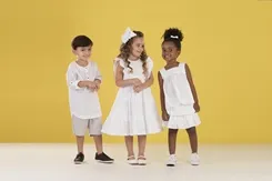 CONJUNTO BLUSA COM SAIA BABADOS PRECOCE M2CJ3446