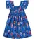 VESTIDO ALÇA BABADO ESTAMPA AMIGAS PRECOCE M6VT3500