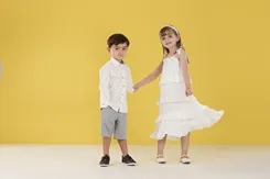 VESTIDO BABADINHO VISCOSE PRECOCE M6VT3515