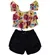CONJUNTO VIES LATERAIS ESTAMPA RODA DE FLORES PRECOCE M6CJ3441