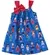VESTIDO ALÇA FRANZIDA E LAÇO ESTAMPA AMIGAS PRECOCE M1VT3473