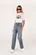T-SHIRT CROPPED  OVER COM ESTAMPA ARCO IRIS DIMY TSH83127