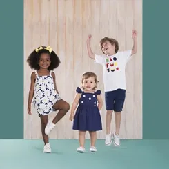 VESTIDO BABADO ALÇA COM BORDADO NO GALLES PRECOCE BVT3415
