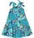 VESTIDO RECORTES E ALÇA DE AMARRAR ESTAMPA PLANETA PRECOCE M6VT3497