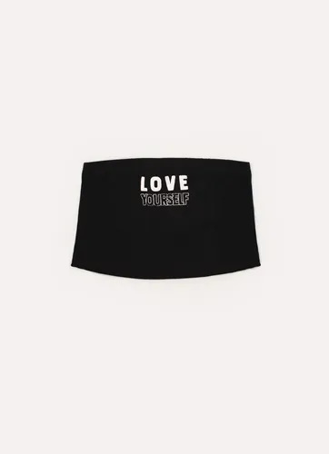 TOP CANELADO TOMARA QUE CAIA LOVE PERFUMARIA 25111