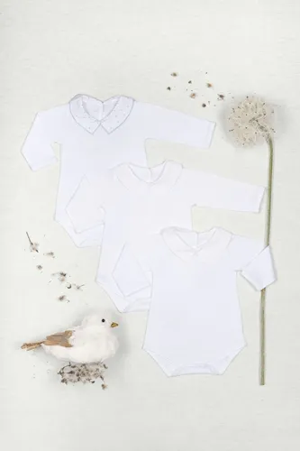 BODY AMBAR DETALHE BORDADO NA GOLA MINI LADY E MINI LORD 03454