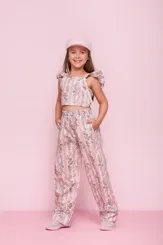 CROPPED TRICOLINE ESTAMPADO BABADOS PITUCHINHUS 24807