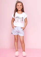BLUSA COTTON BICOLOR UNICORNIO PITUCHINHUS 24821