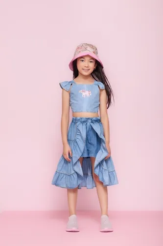 SAIA SHORT BABADOS CRISTAIS PITUCHINHUS 24803