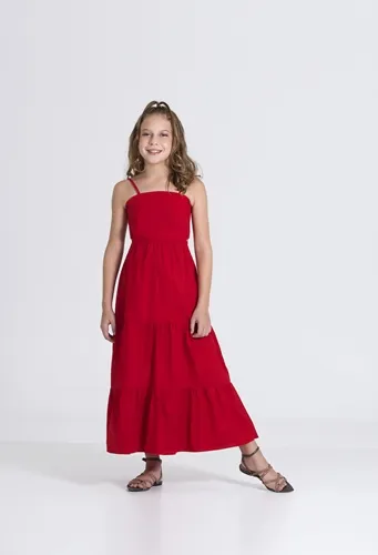 VESTIDO DECOTE LATERAL GALLES PRECOCE LVT3632