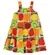VESTIDO RECORTES ESTAMPA FRUTAS DA ESTAÇÃO PRECOCE M1VT3674