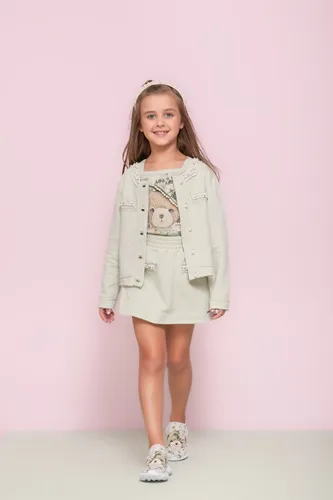 SAIA SHORT MOLETOM BORDADOS PITUCHINHUS 24666