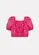 BLUSA CROPPED TRICOLINE PATCH FLOR PITUCHINHUS 24904