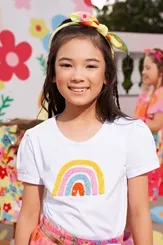 BLUSA COTTON ARCO IRIS VIDRILHO PITUCHINHUS 24912