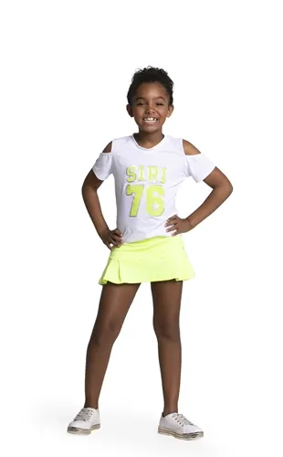 BLUSA KIDS RAFA SILK HOLOGRAFICA