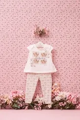 CONJUNTO BLUSA COTTON ROSTINHOS LEGGING PMINI 25204