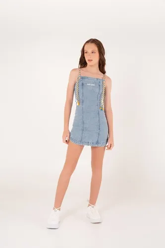 VESTIDO ALÇA DETALHE CORDÃO TRICOLOR DIMY VES83094