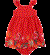 VESTIDO ALÇA COM BABADO EST FLORES ILUMINADAS PRECOCE BVT3606