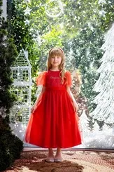 VESTIDO MIDE TULE CRISTAIS PITUCHINHUS 25251