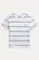 CAMISETA LINHO SOL LISTRAS AZUL PETROLEO MINI RESERVA 0073035