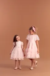 VESTIDO TULES BORDADOS PETIT CHERIE 51103122364