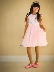 VESTIDO BORDADO DETALHE TULE PETIT CHERIE 51113122146