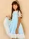 VESTIDO TULE MULTICOLOR DETALHES NA GOLA E BARRA PETIT CHERIE 51113122254