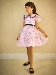 VESTIDO TULE POA CORAÇÕES PETIT CHERIE 51113122262