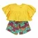 CONJUNTO CROPPED COM SHORT ESTAMPA CANTEIROS PRECOCE LCJ3920