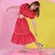CONJUNTO CROPPED COM SAIA DETALHE CÓS ELÁSTICOS ESTAMPA BAILARINAS PRECOCE LCJ3928