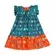 VESTIDO FRANZIDO ESTAMPA BRINCANDO COM AS LETRAS PRECOCE MVT3902