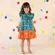 VESTIDO FRANZIDO ESTAMPA BRINCANDO COM AS LETRAS PRECOCE MVT3902