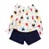 CONJUNTO CIGANINHA COM SHORT ESTAMPA TULIPAS BAILARINAS PRECOCE LCJ3924