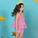 CONJUNTO CROPPED COM SHORT ESTAMPA ESTRELA PRECOCE MCJ3848