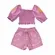CONJUNTO BLUSA LATÉX COM SHORT ESTAMPA ESTRELA PRECOCE LCJ3918