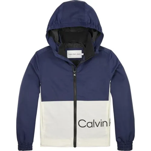 JAQUETA CORTA VENTO COLORBLOCK CALVIN KLEIN BO1269