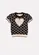 BLUSA TRICOT MANGA CURTA CORAÇÃO PELE PITUCHINHUS 25338