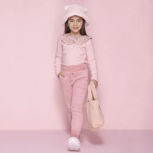 JOGGING TRICOT MONOGRAMA LUREX PITUCHINHUS 25378