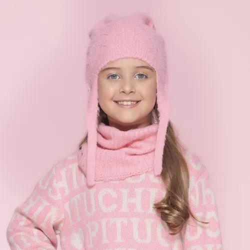 TOUCA TRICOT TRANÇAS CRISTAIS PITUCHINHUS 25323