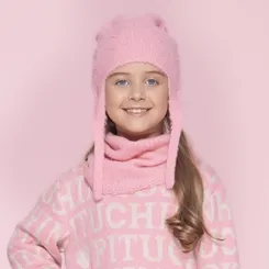 TOUCA TRICOT TRANÇAS CRISTAIS PITUCHINHUS 25323