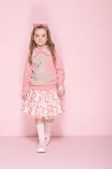 SAIA SHORT PREGAS ESTAMPA LAÇOS CAMURÇA PITUCHINHUS 25400