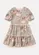 VESTIDO TRICOLINE BABADOS ATELIER ESTAMPA ARTE E FLOR PITUCHINHUS 25413