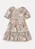 VESTIDO TRICOLINE BABADOS ATELIER ESTAMPA ARTE E FLOR PITUCHINHUS 25413