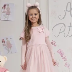 LUVA TRICOT COMPRIDA CRISTAIS PITUCHINHUS 25458