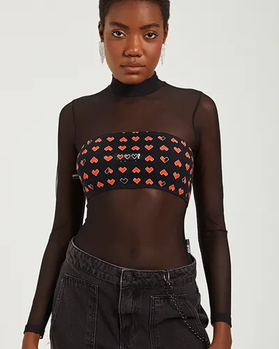 TOP ESTAMPA CORAÇÕES COLCCI 0465300106