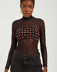 TOP ESTAMPA CORAÇÕES COLCCI 0465300106