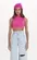 BLUSA CROPPED COM GOLA ALTA DIMY BLU83319