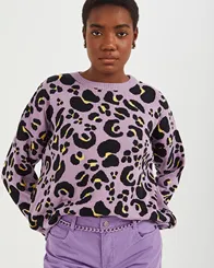 BLUSÃO TRICOT ESTAMPA ANIMAL PRINT COLCCI 0405300269