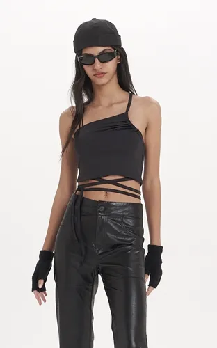 CROPPED AMARRAÇÃO OMBRO FRANZIDO DIMY TOP83495